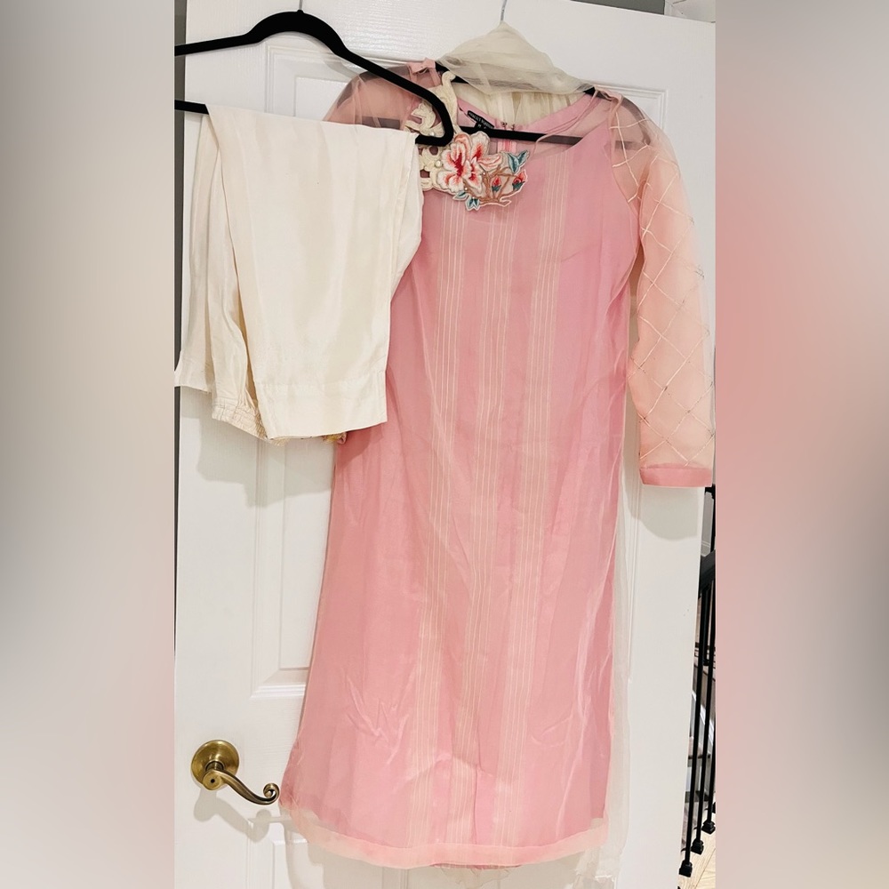 Pakistani indian DESIGNER Shalwar Kameez - 2 pieces-